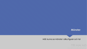 Mönster - TE MA NO
