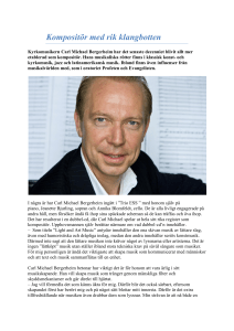 Kompositör med rik klangbotten