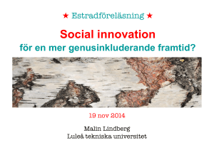 Social innovation