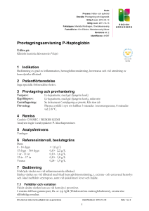 Provtagningsanvisning P
