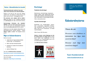 Kolesterolmyterna