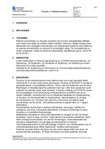Fenytoin, P-, Metodinformation