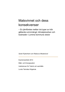 Matsvinnet och dess konsekvenser