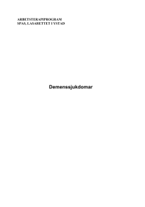 Demenssjukdomar