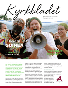 guinea - Missionskyrkan Oskarshamn