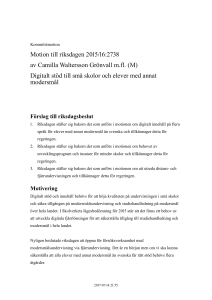 Digitalt stöd till små skolor och elever med annat modersmål