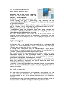 Kan Japans koraller lindra värk
