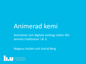 Animerad kemi