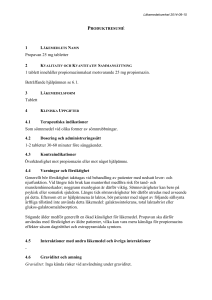 Propavan tablet SmPC