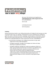 P Remissvar från #vistårinteut på lagrådsremiss
