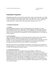 Kapitalplaceringspolicy