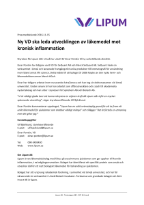 Ny VD ska leda utvecklingen av läkemedel mot kronisk