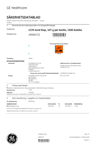 säkerhetsdatablad 9528906732 - GE Healthcare Life Sciences