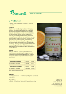 c-vitamin - Naturell AB