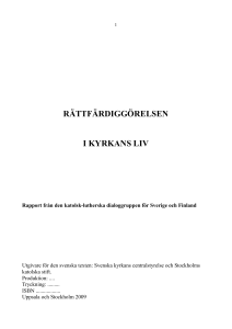 Rättfärdiggörelsen i kyrkans liv