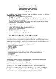Methylprednisolone Orion tablet PL