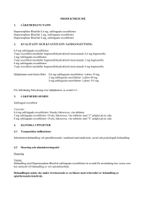 Buprenorphine Bluefish sublingual tablet SmPC