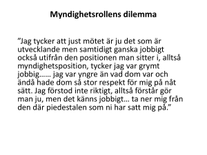Powerpoint Makt och hjälp