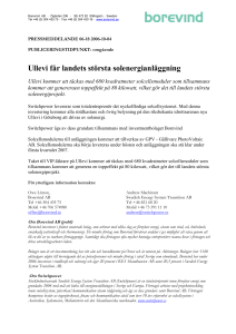 pressmeddelande 06-16 2006-09-07