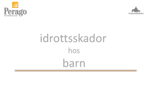 Idrottsskador hos barn