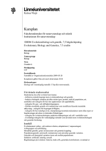 Kursplan