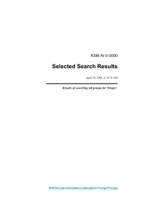 Selected Search Results