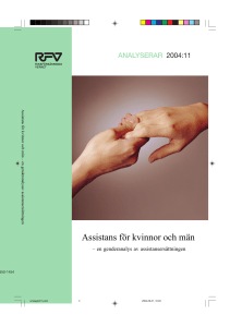 Assistans för kvinnor och män
