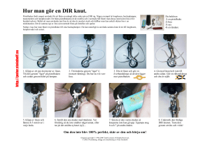 Hur man gör en DIR knut. - DIR