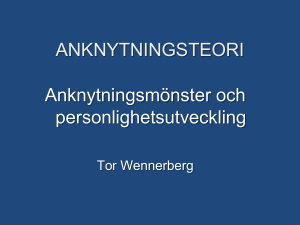 Otrygg undvikande anknytning