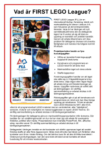 Vad är FIRST LEGO League