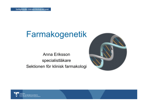 Farmakogenetik