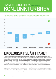 konjunkturbrev - Livsmedelsföretagen