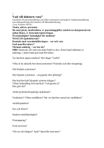 Vad vill doktorn veta?