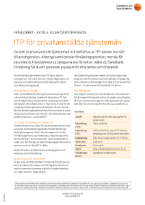 ITP för privatanställda tjänstemän