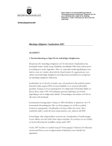 Saudiarabien - Regeringens webbplats om mänskliga rättigheter