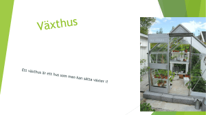 Växthus - Skolverket