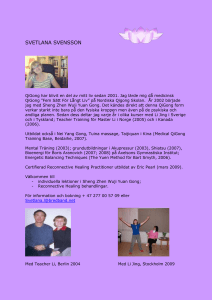 Göran Målquist - Startsida Sheng Zhen Qi Gong Sweden