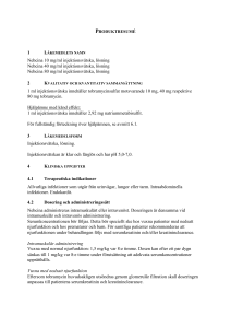 Nebcina solution for injection SmPC