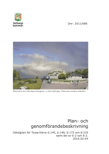 Plan- och genomförandebeskrivning
