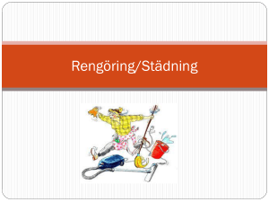 Rengöring/Städning