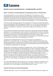 Fastighetsjuridik, maj 2014