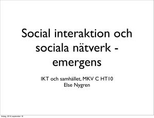 IKT och samhället, MKV C HT10 Else Nygren