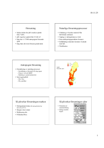 bilder försurning, eutrofiering, miljögifter