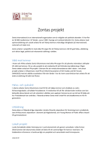 Zontas projekt - Zonta International