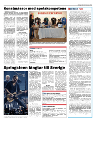 Springsteen längtar till Sverige