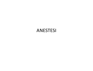 Anestesiologi