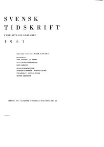 Svensk Tidskrift