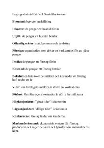 Export: ett företag från ett land säljer varor till utlandet