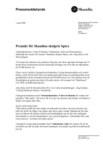 Pressmeddelande