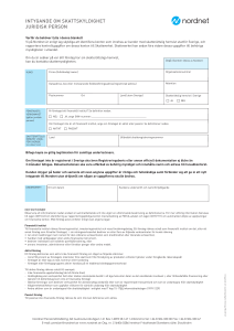 Intygande om skattskyldighet